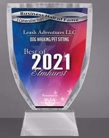 Leash Adventures Hall of Fame 2021 award
